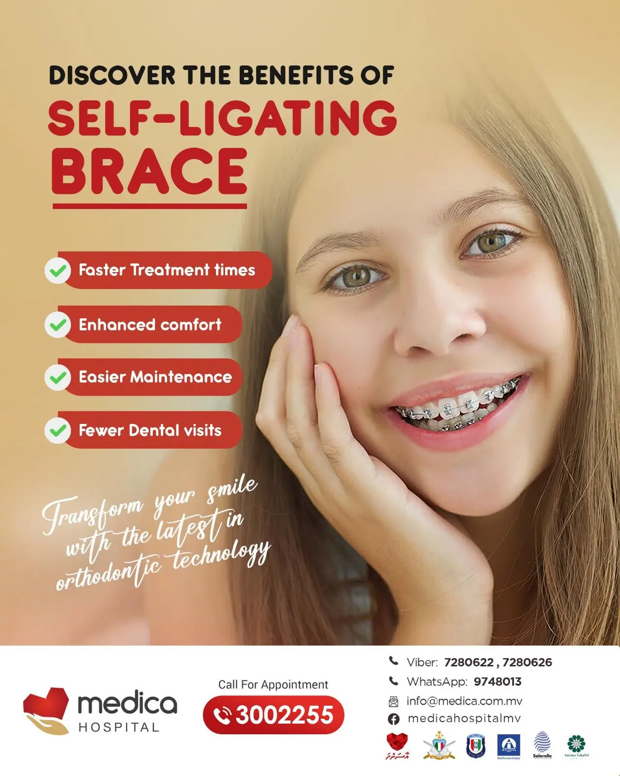 self ligating brace